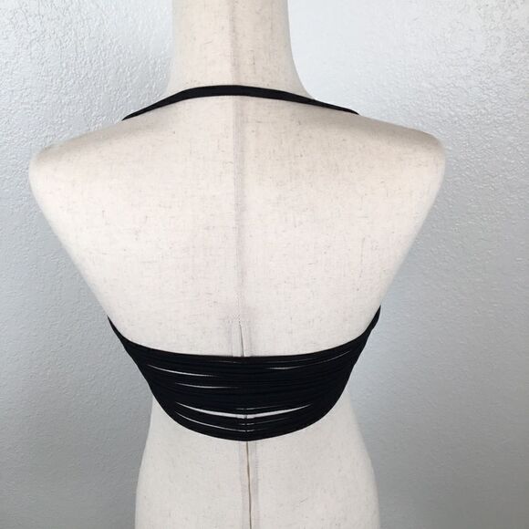 NWT Cape Juby super strappy black bikini top M - Picture 4 of 8